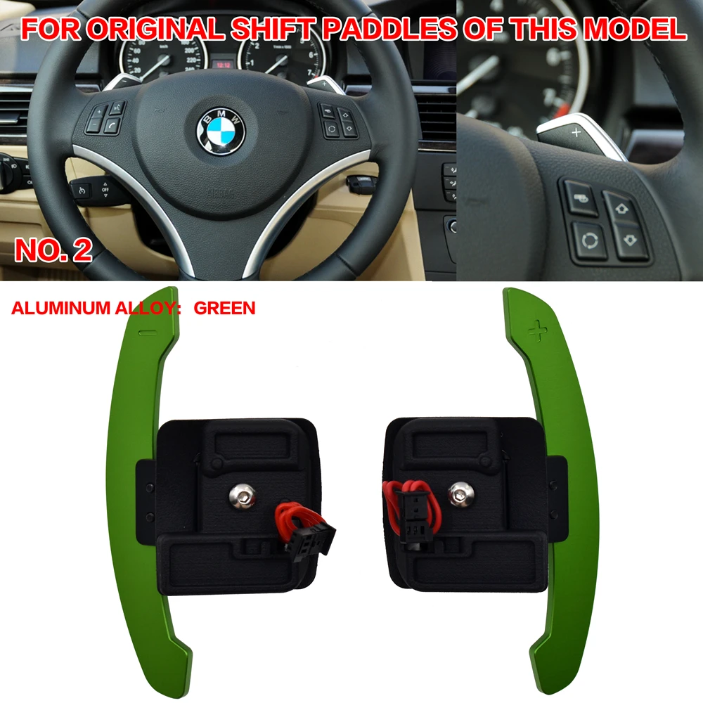 Carbon fiber magnetic paddle shifters are suitable for BMW E90 M3 E92 M3 E93 M3 X5M X6M E70 E71 steering wheel paddle shifters