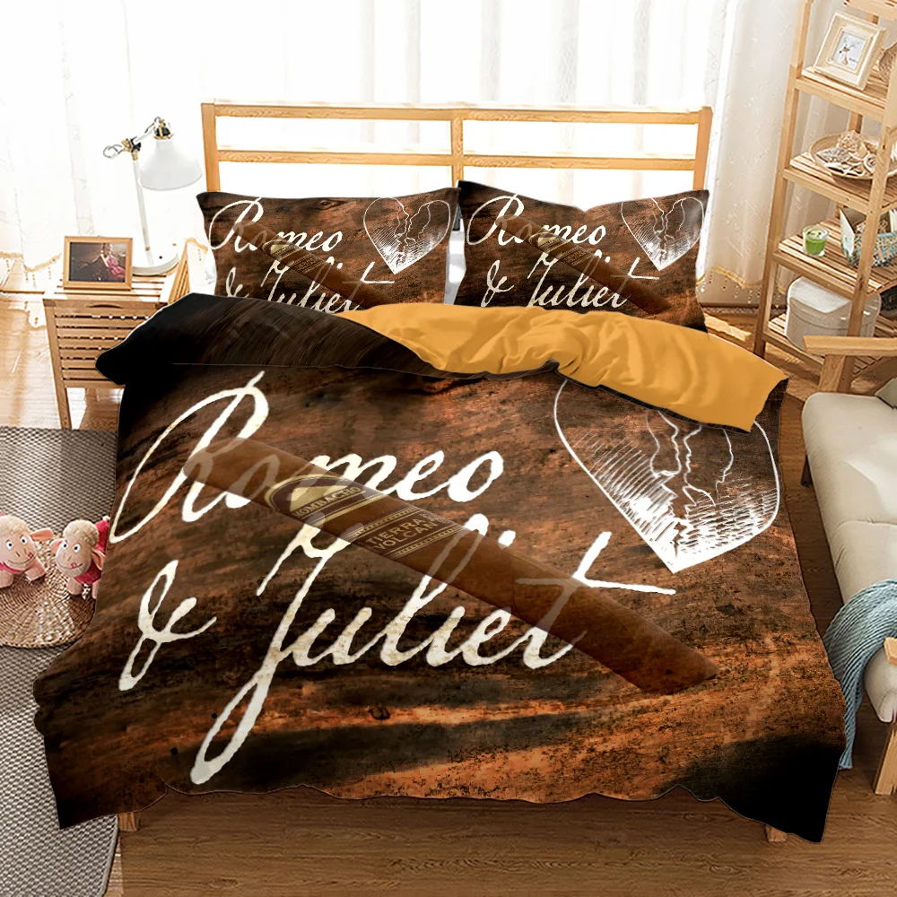 

Cigar Duvet Cover Set Cigar Wine Pattern Bedding Set King Queen Twin Full Size For Teens Adults Kids Polyester Comforter Cover