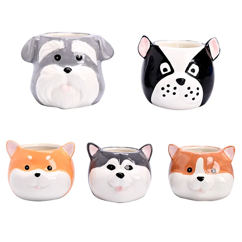 

Ceramic Animal Jar Aromatherapy Candle Cup Empty Candle Holder Ornament Room Decor