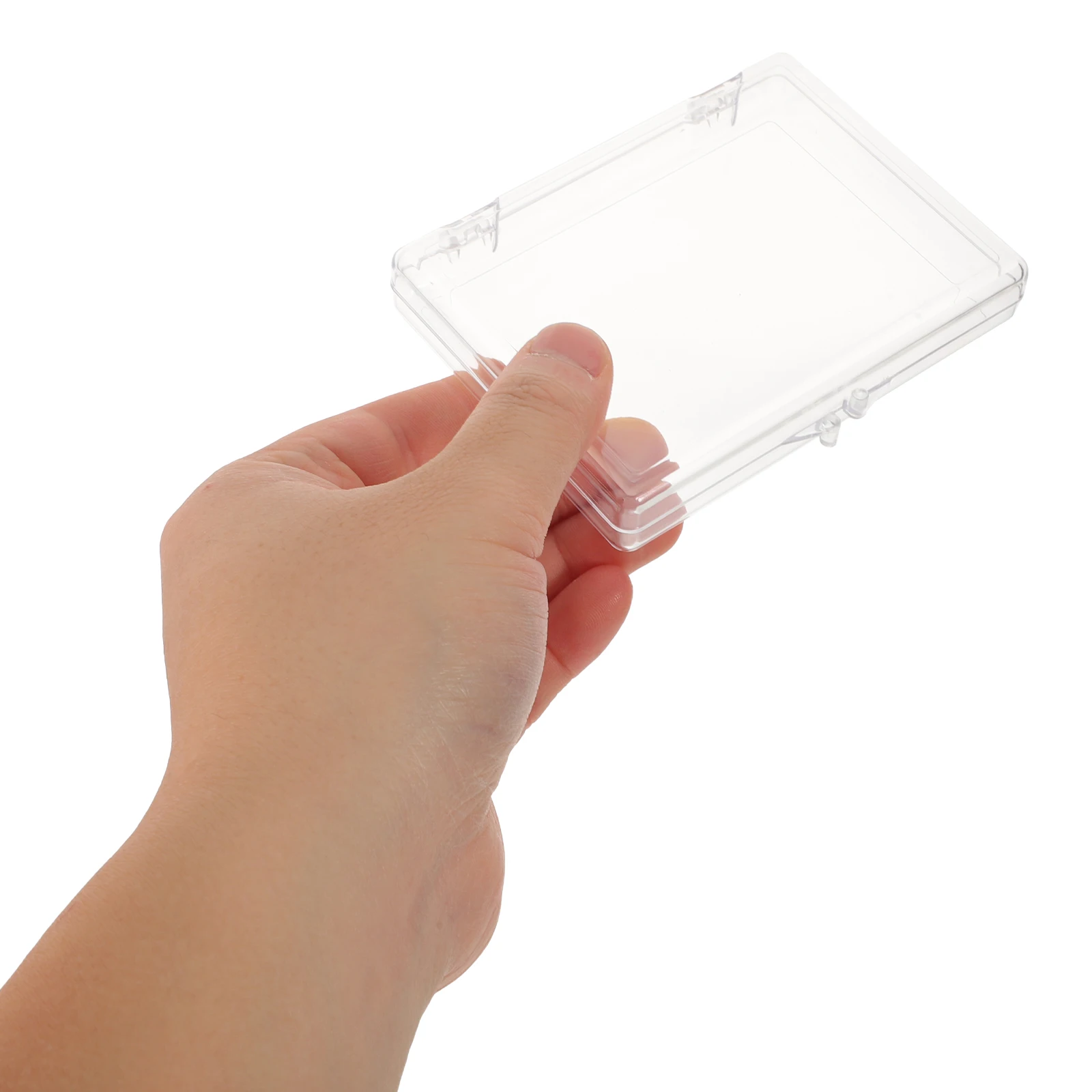 

8pcs Clear Acrylic Business Card Storage Box Transparent Desk Organizer For Office Workstation Card Holder Container Display