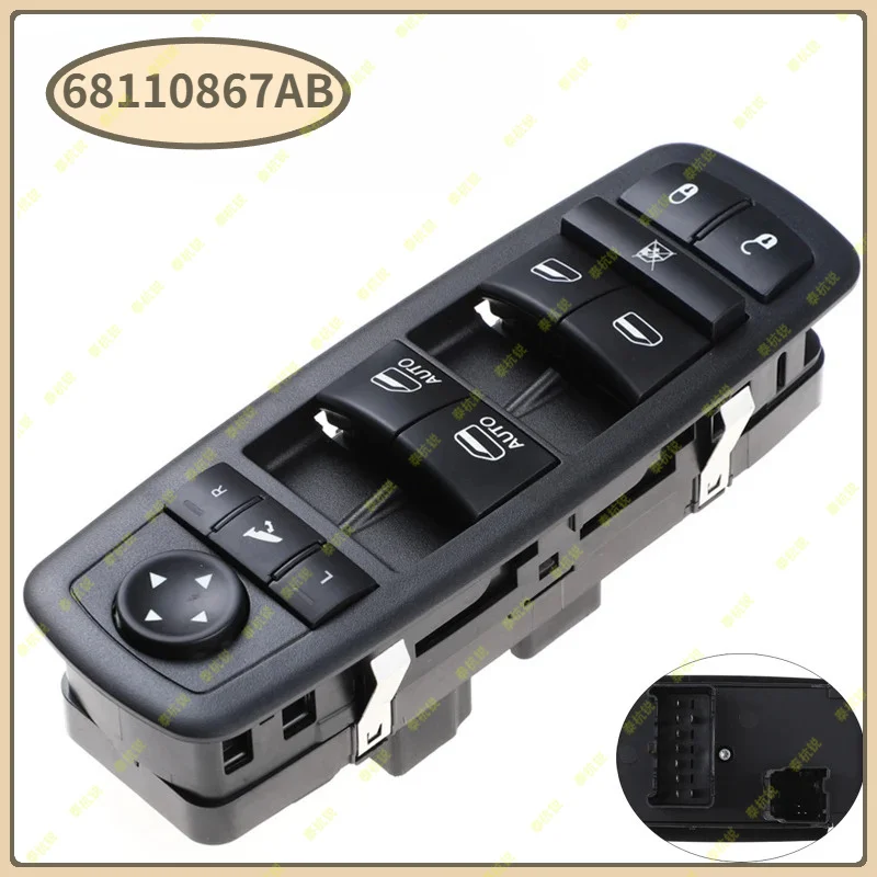 

68110867AB New Electric Power Master Window Switch 68110867AA For Chrysler Town Country Dodge Grand Caravan Ram 1500 2500 3500