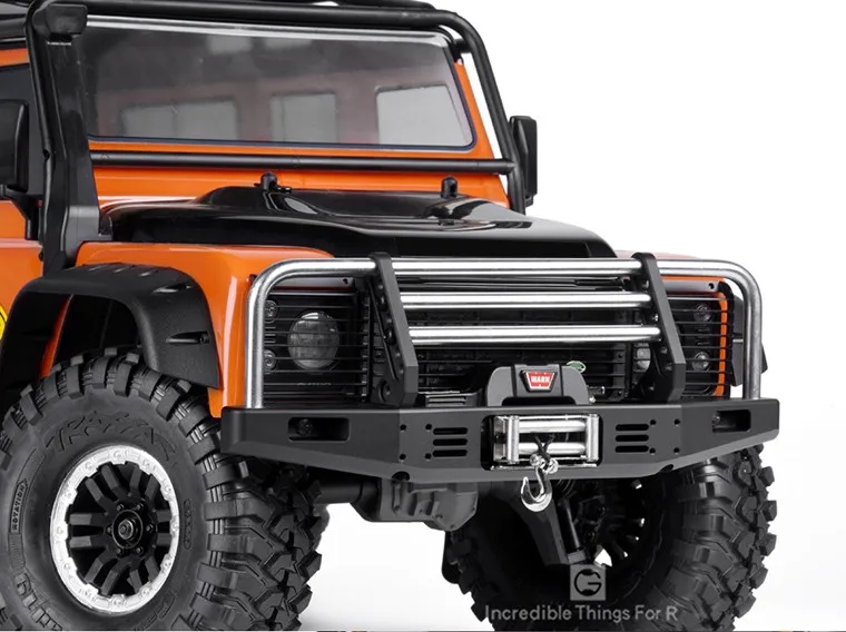 Universal Metall Front Anti-kollision Stoßstange Für 1/10 Rc Crawler Auto Trax/als Trx4 Defender Bronco Axial scx10 90046 90047