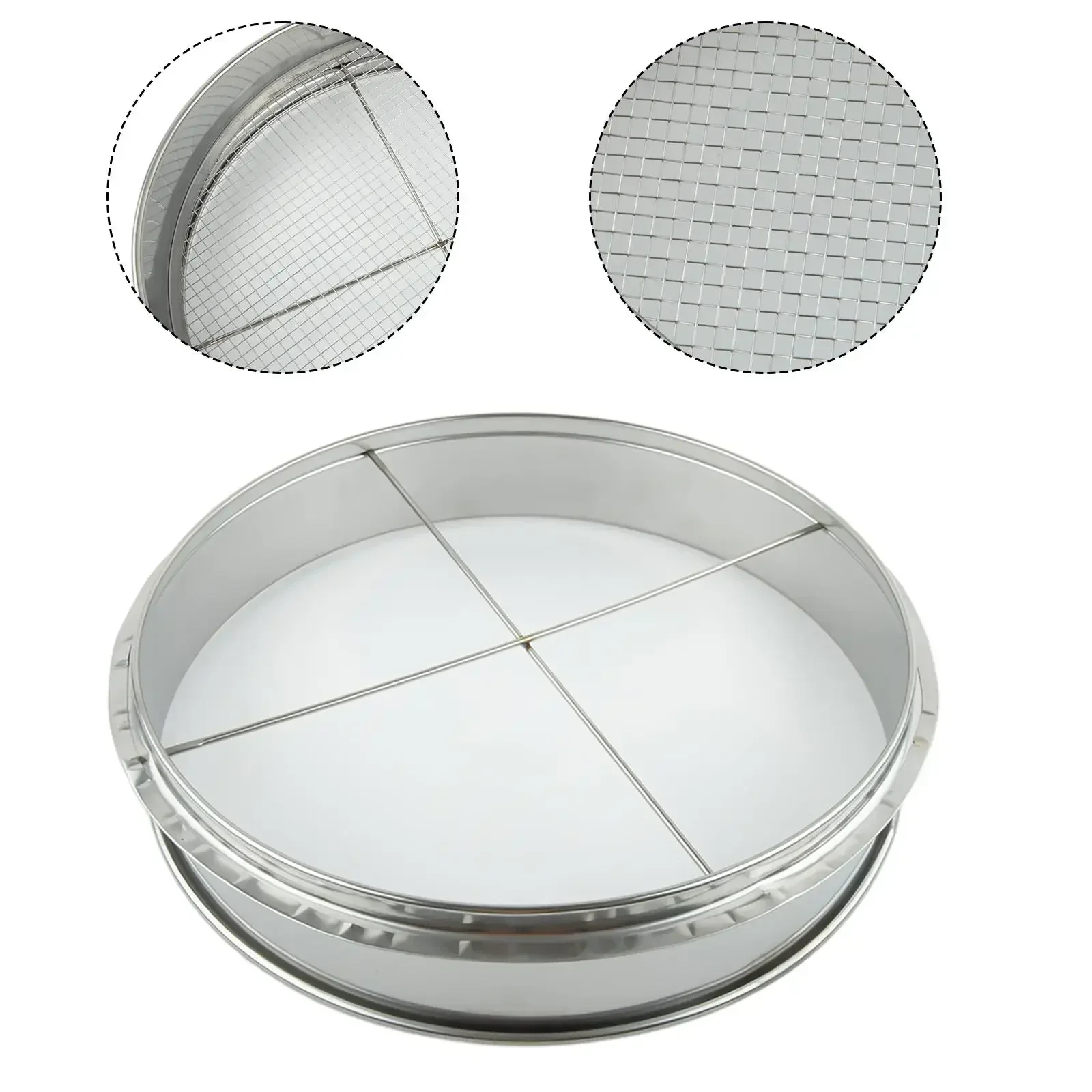 Siebmeister 5000 4in1 Garden Sieve 4 Exchangeable Sieve Inserts 3/6/9/12mm For Growing Sensitive Young Plants Or For Creating