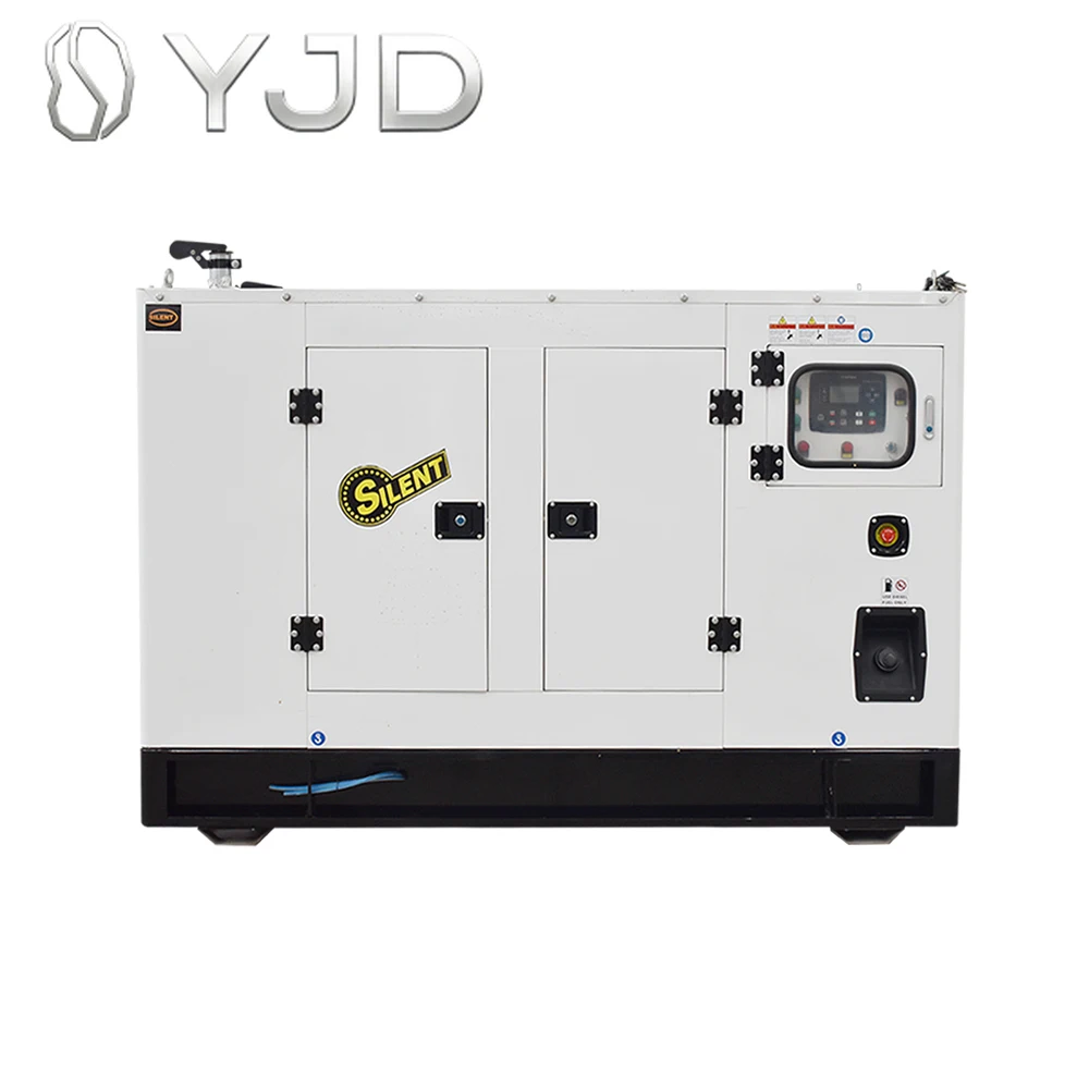 30kw 37.5kva Electric Start Four Protection Super Silent Open Frame Type 50/60Hz 3 Phase Diesel Generator with ATS for Sale