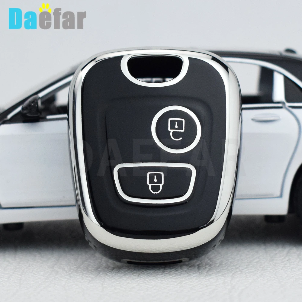 For Citroen C1 C2 C3 C4 Zarra For Peugeot 107 206 207 307 for Toyota Aygo Key Car Case Protector Keys Cover Accessories