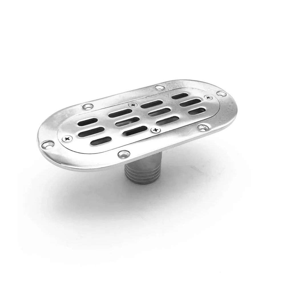 Boat Drain Floor Stainless Steel Deck Marine Drainage Yacht Hardware Fishing Sailboat Corrosion Resistant Accessories