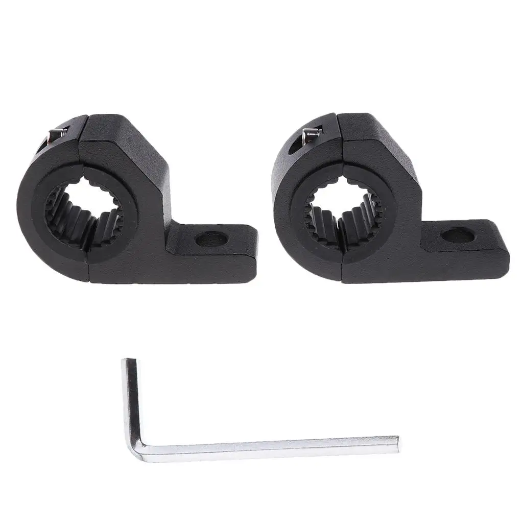 Adjustable Light Bar Mount Bracket Aluminum Work Light Holder Roof Clamp for Offroad ATV UTV SUV
