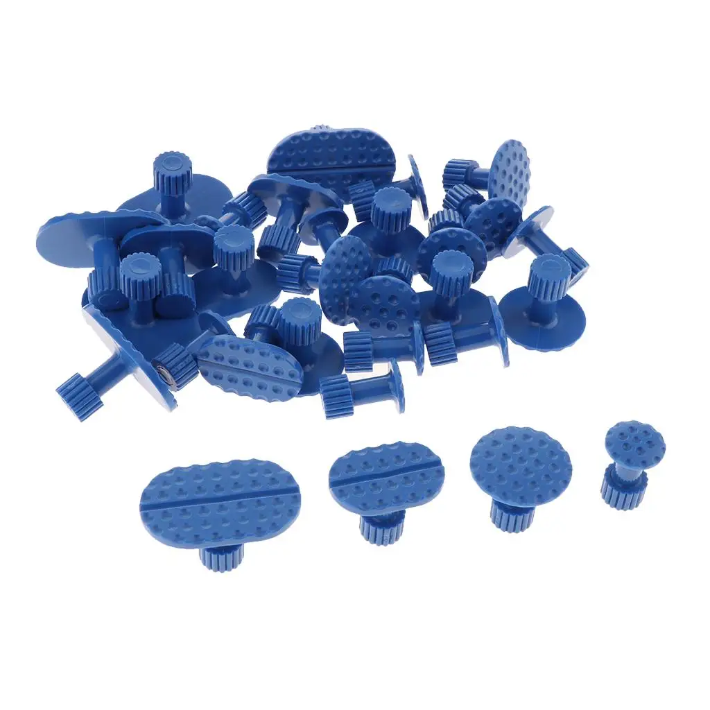 

30pc/lot Glue Plug Pulling Tabs Durable Plastic 5 Size Dent Remover Tab