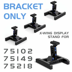 MOC Stand Display Bracket Building Blocks For X-Wing Space Wars Fighter 75102/75149/75218 Support Bricks Kids Toys Children Gift