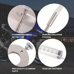 Motorcycle Fork Oil Level Tool Kit, Oil Gauge, Suspension Level, Tuning Syringe Capacity, 60ml