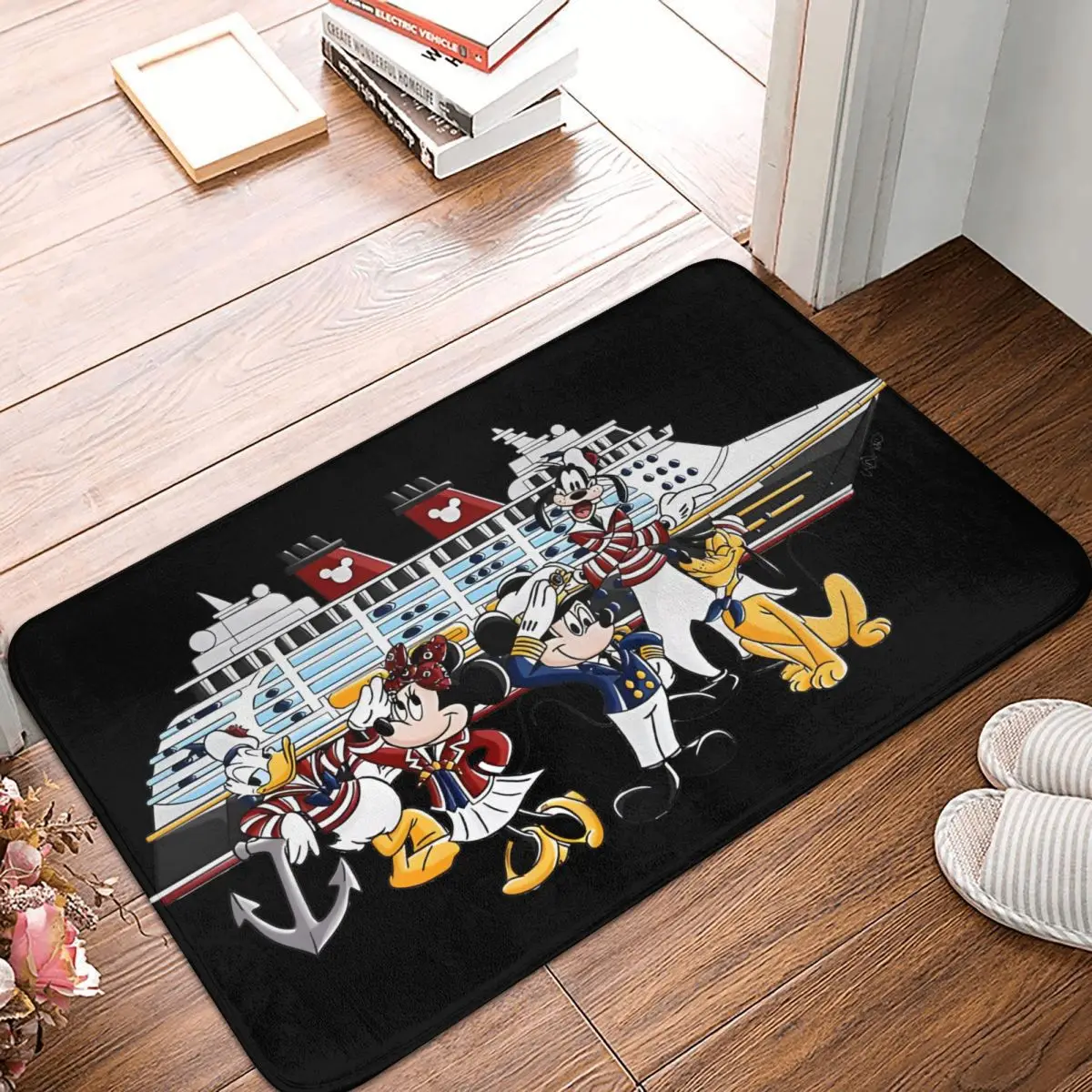 2024 Family Cruise Non-slip Doormat Kitchen Mat Dsney Cruise Line Balcony Carpet Welcome Rug Indoor Decorative