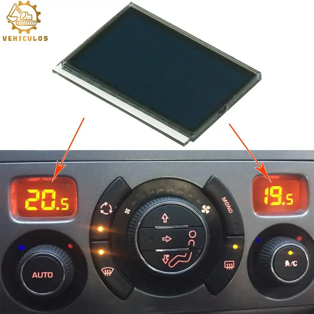 

Brand New Car ACC Lcd Panel Module Display Monitors Pixel Repair Air Conditioning Information Screen For Peugeot 308 308CC 408