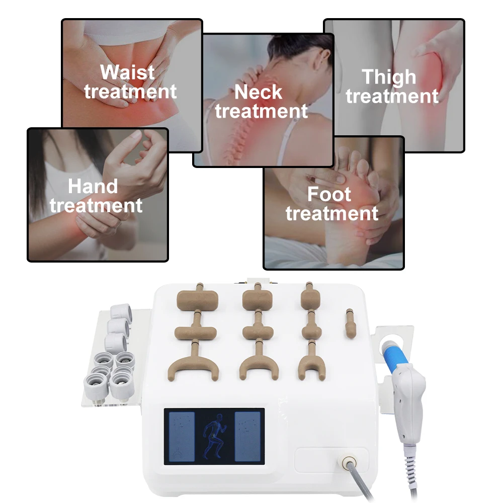 12Bar Pneumatic Shockwave Therapeutic Apparatus For ED Treatment Relief Body Pain Massage Relaxation Newest 2 In 1 Massager