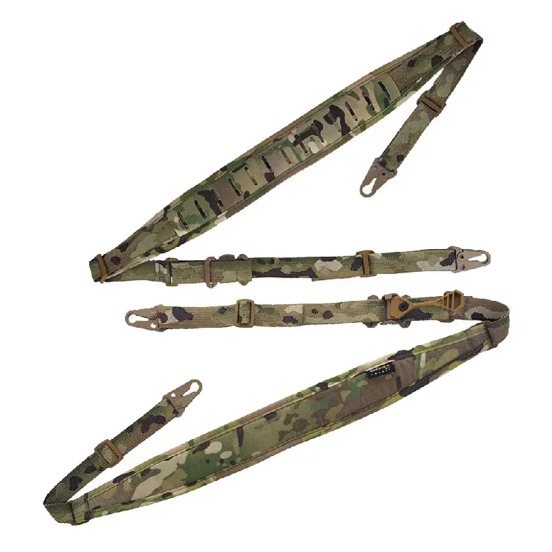 Tactical Rifle Sling Strap Modular Removable 2 Point Combat Shoulder Strap Gear Hunting Shooting Gun Sling Multicam 500D