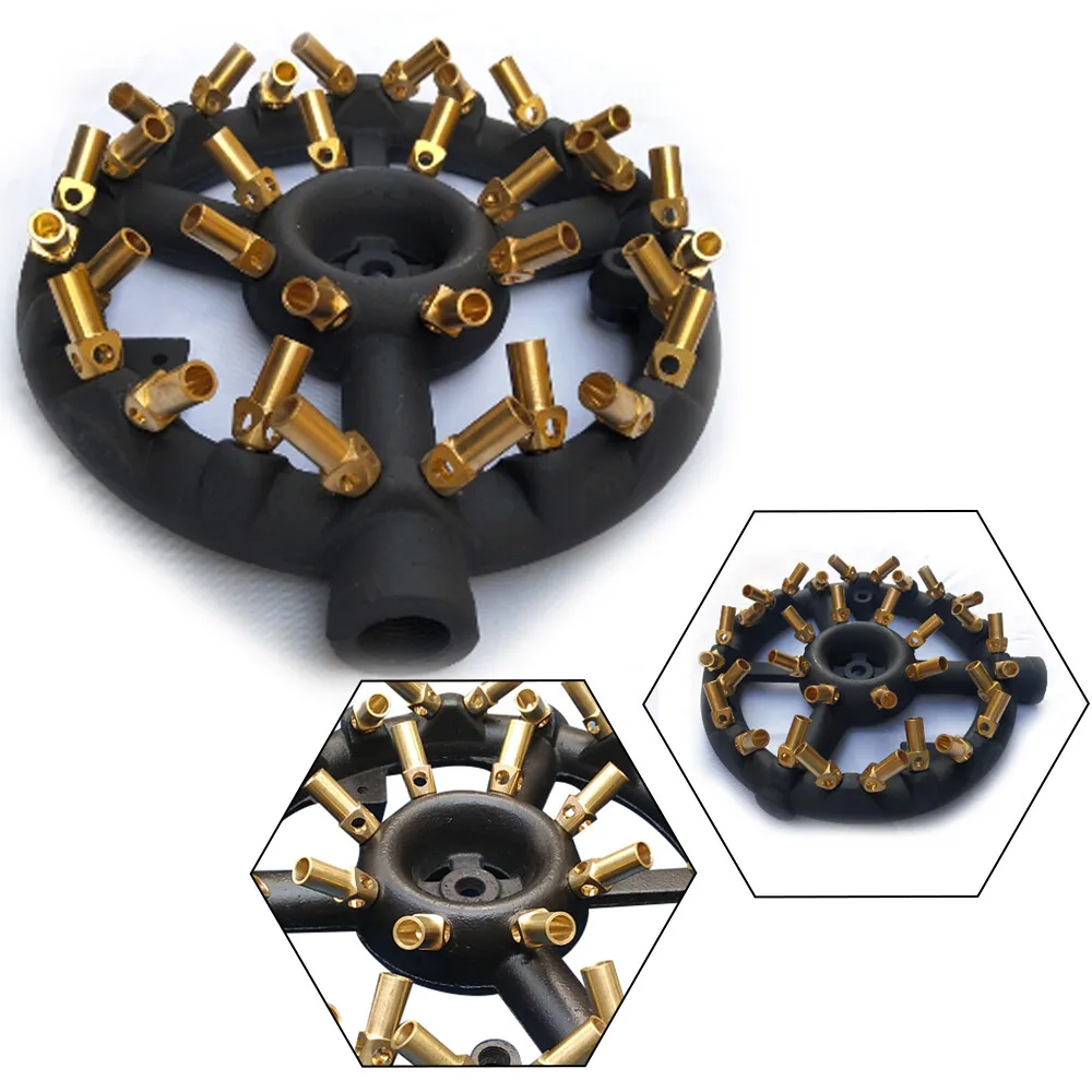 32 ヘッド ジェット バーナー 丸型 天然ガス ジェット 32 チップ 80000 BTU/HR