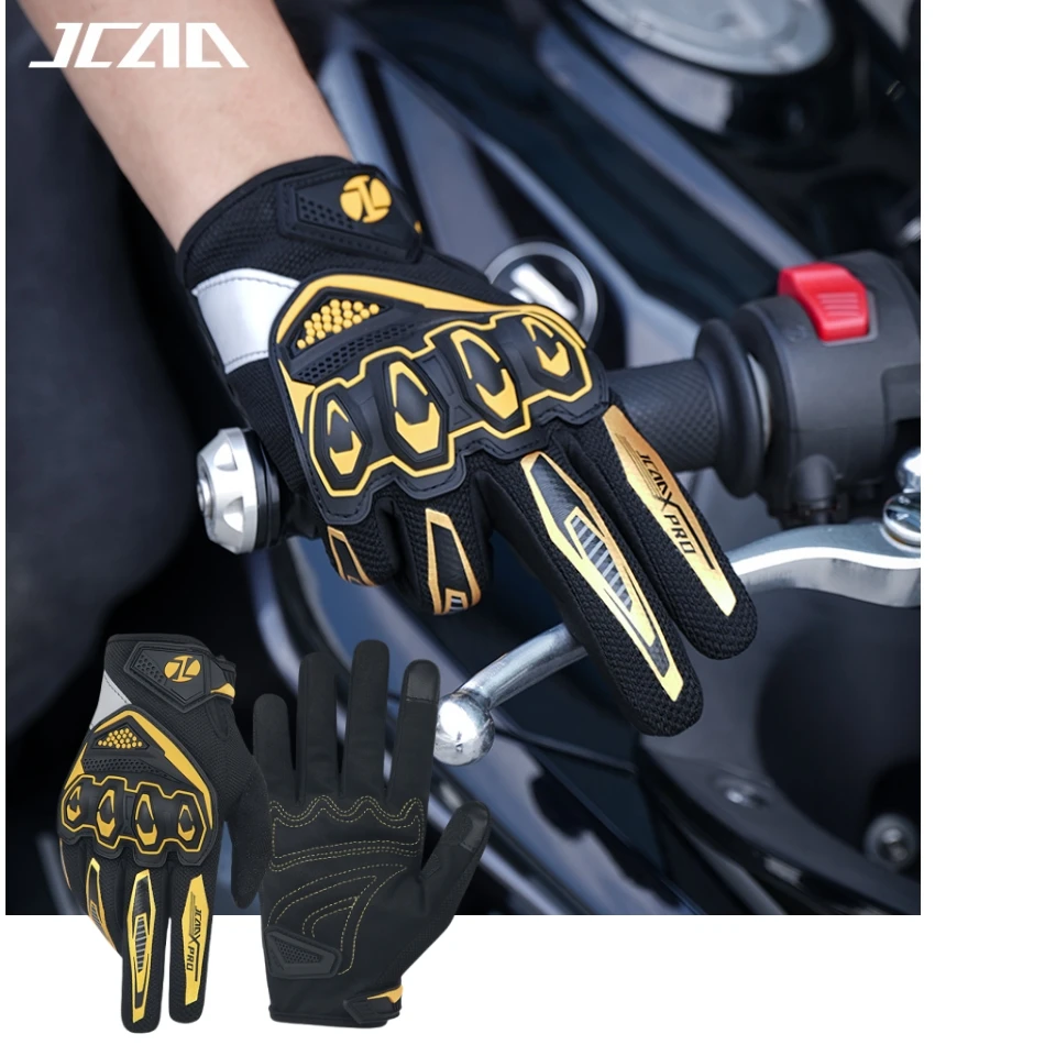 

JCAA новые летние мотоциклетные перчатки для мужчин и женщин, перчатки для мотокросса с сенсорным экраном, дышащие перчатки Luvas для езды на велосипеде