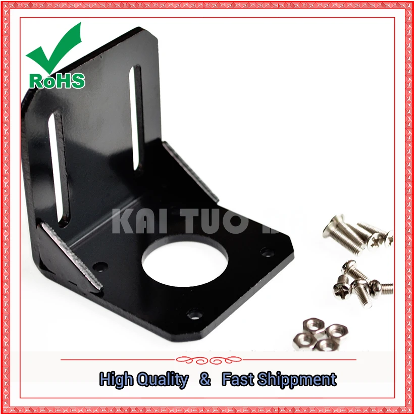 Stepping Motor Bracket Steel 42 Stepping Motor Mounting Seat Structure With Screws