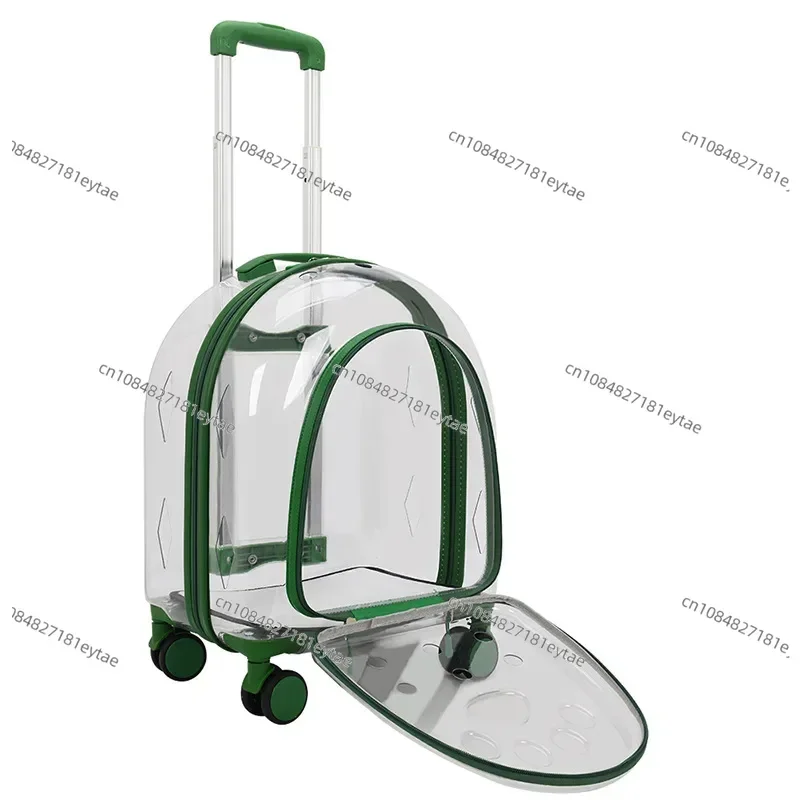 

Прозрачная капсула, портативная сумка для домашних животных, кронштейн, чемодан на колесиках