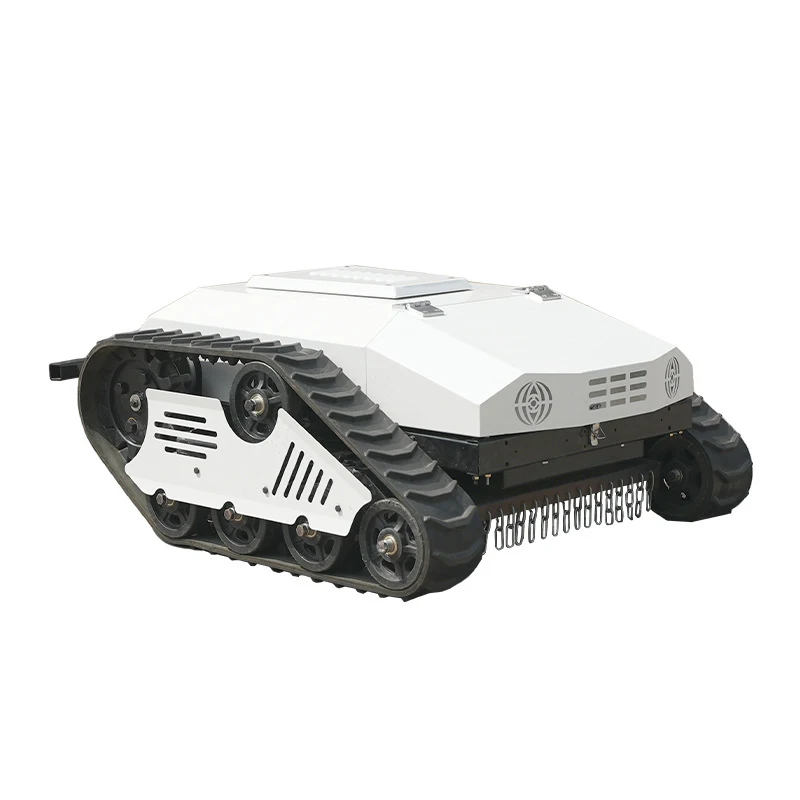 

Controlled Lawn Mower Intelligent Mowing Robot for Orchards Fields Slopes Small Lithium-Ion Battery Powered Lawnmower
