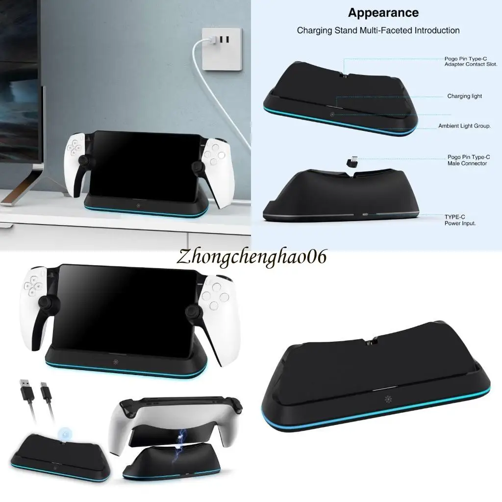 Charging Station Stand with Light and Light Fast Charging Holder 601F