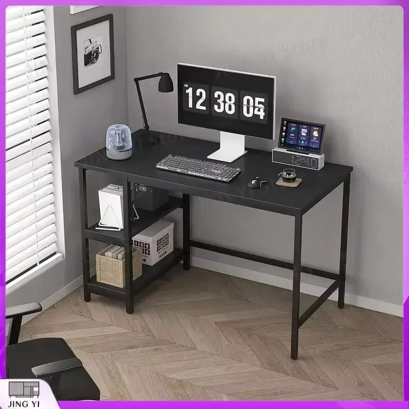Computer Desk with 2 Shelves Left or Right Adjustable Work Table for Office Home Study Writing Desk Ergonomic Laptop Desk