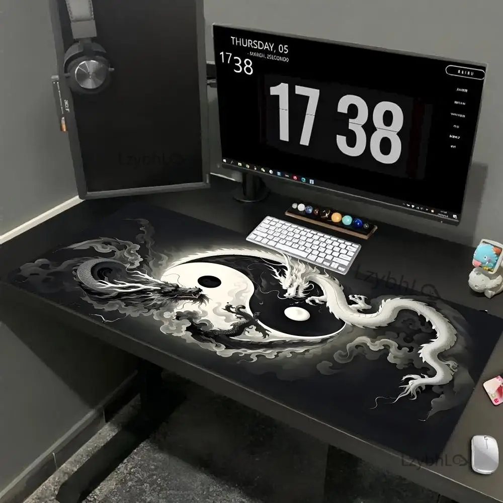 

Yin and Yang style Mouse Pad XXL Gaming MousePad HD Large Gamer Mause Carpet PC Desk Mat keyboard Computer Office Long Mousepad
