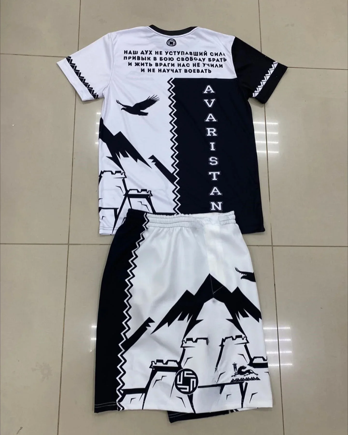 2026 new hot selling mixed martial arts boxing sportswear set with short sleeved printed T-shirt and shorts as sportswear