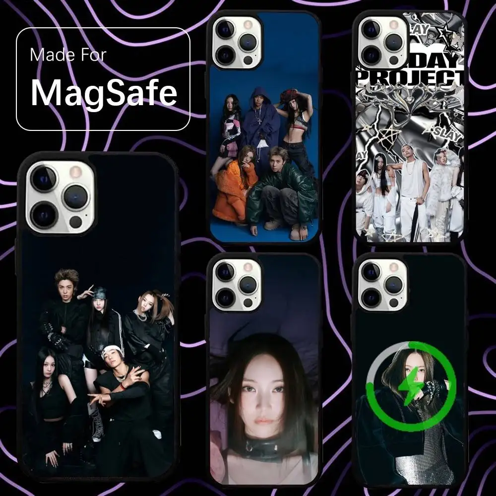 

KPOP Allday Project Phone Case For iPhone 16,15,14,13,12,11,Pro,Max,Plus,Mini,SE New Magsafe Magnetic Wireless Charging
