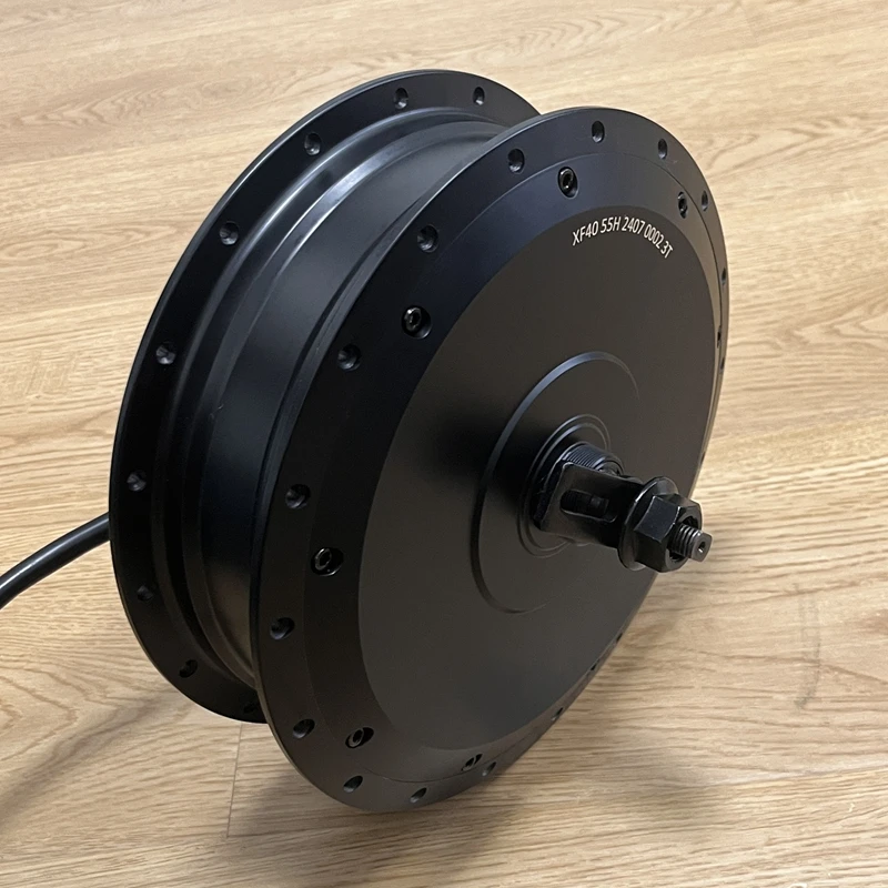MXUS 5K-Turbo 72V 5000W Dropout 150mm 55H Rear BLDC Hub Motor for Ebike Electric Bicycle Motorcycle Conversion