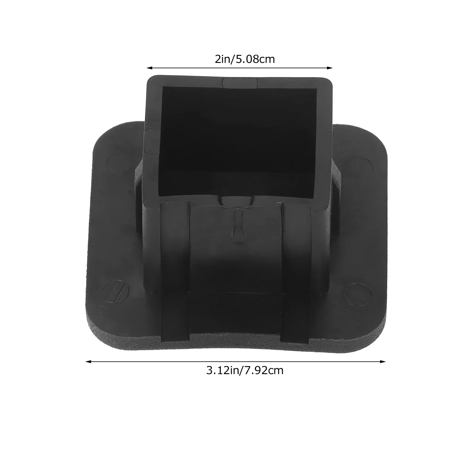 Tow Receiver Tube Plug Trailer Hitch Cover Rubber Universal Protective Flexible Tube  Plug for 2inch Receiver