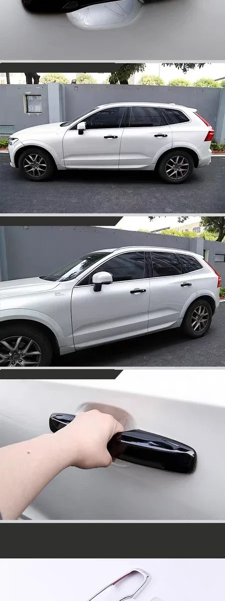 Für Volvo Autotürgriff Dekorative Abdeckung Black Warrior Set Geschwärzte Dekoration XC60 V90CC V90 S90 XC90 – Detail 2