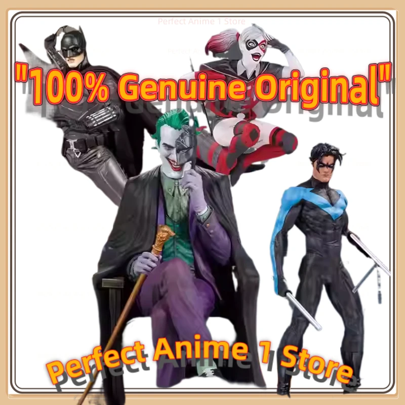 MF DC Keaton Batman Harley Joker Nightwing Blue Beetle Poison Ivy Catwoman Superman Figure Statue