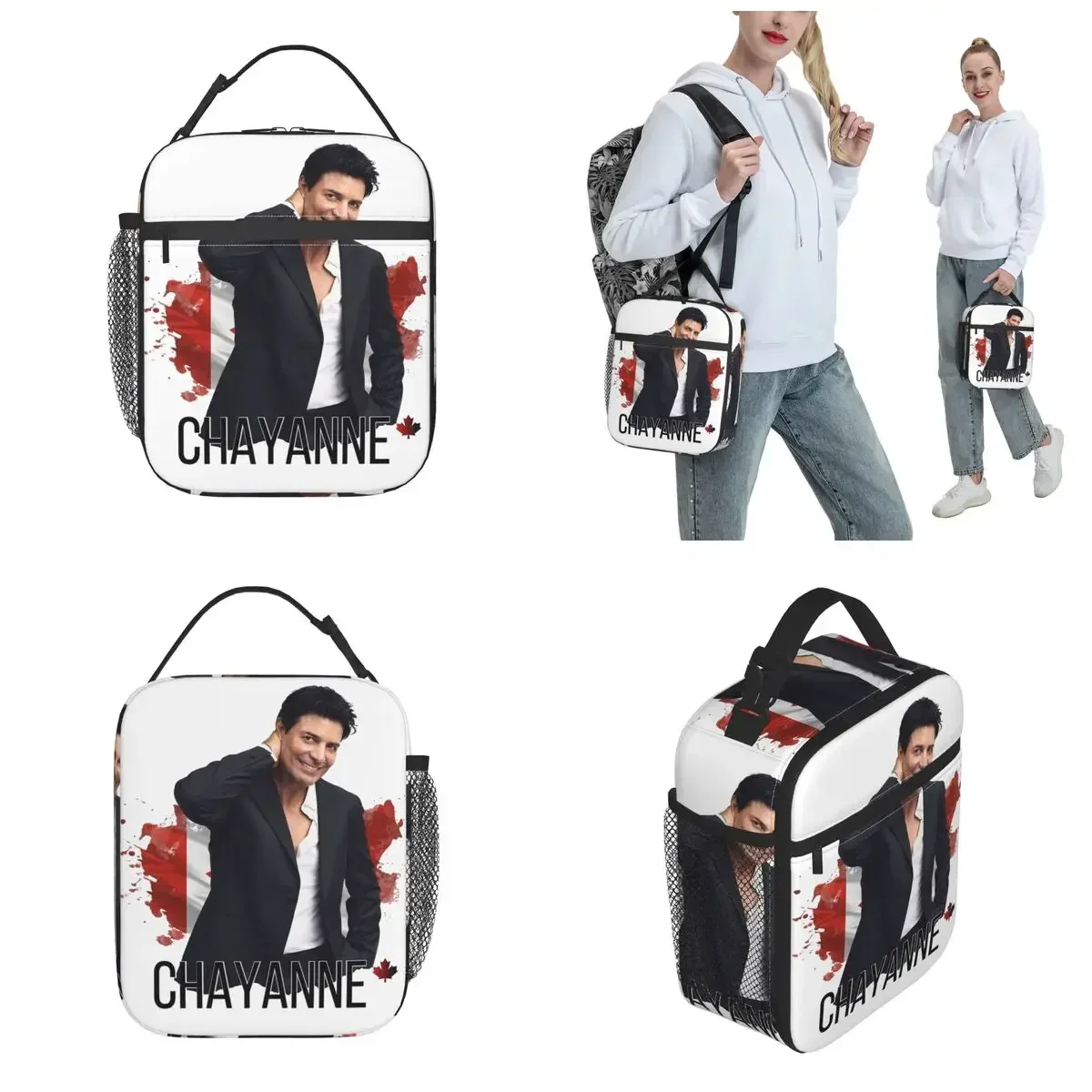 Chayanne Puerto Rican Latin Pop Singer Thermal Insulated Lunch Bags Portable Food Container Bags Cooler Thermal Lunch Boxes