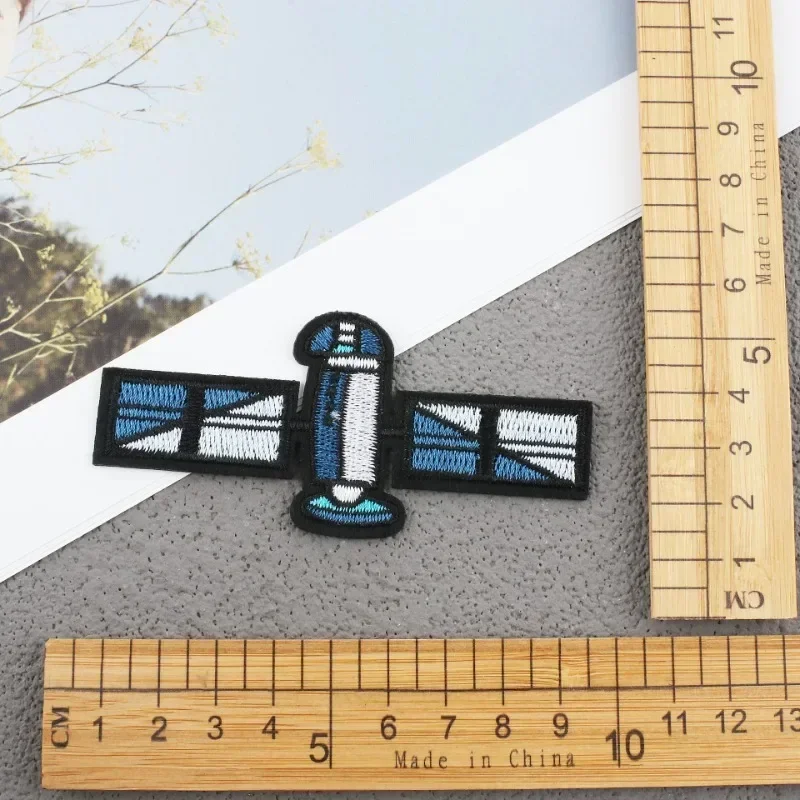 Embroidery Cloth Sticker Combination Astronaut Patch Sticker Decoration Computer Embroidery Label Spacecraft Embroidery Chapter