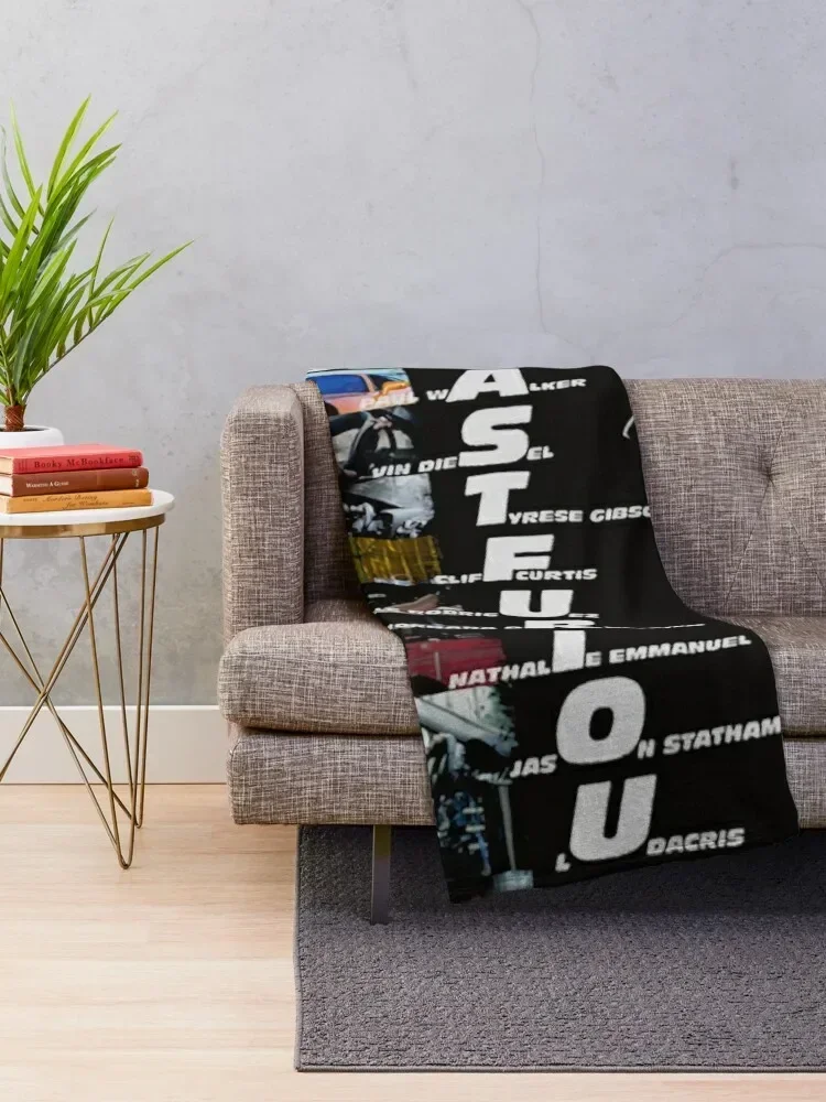 20th Anniversary 2001 2021 Fast Furious Signatures Classic Throw Blanket Kid'S anime Blankets