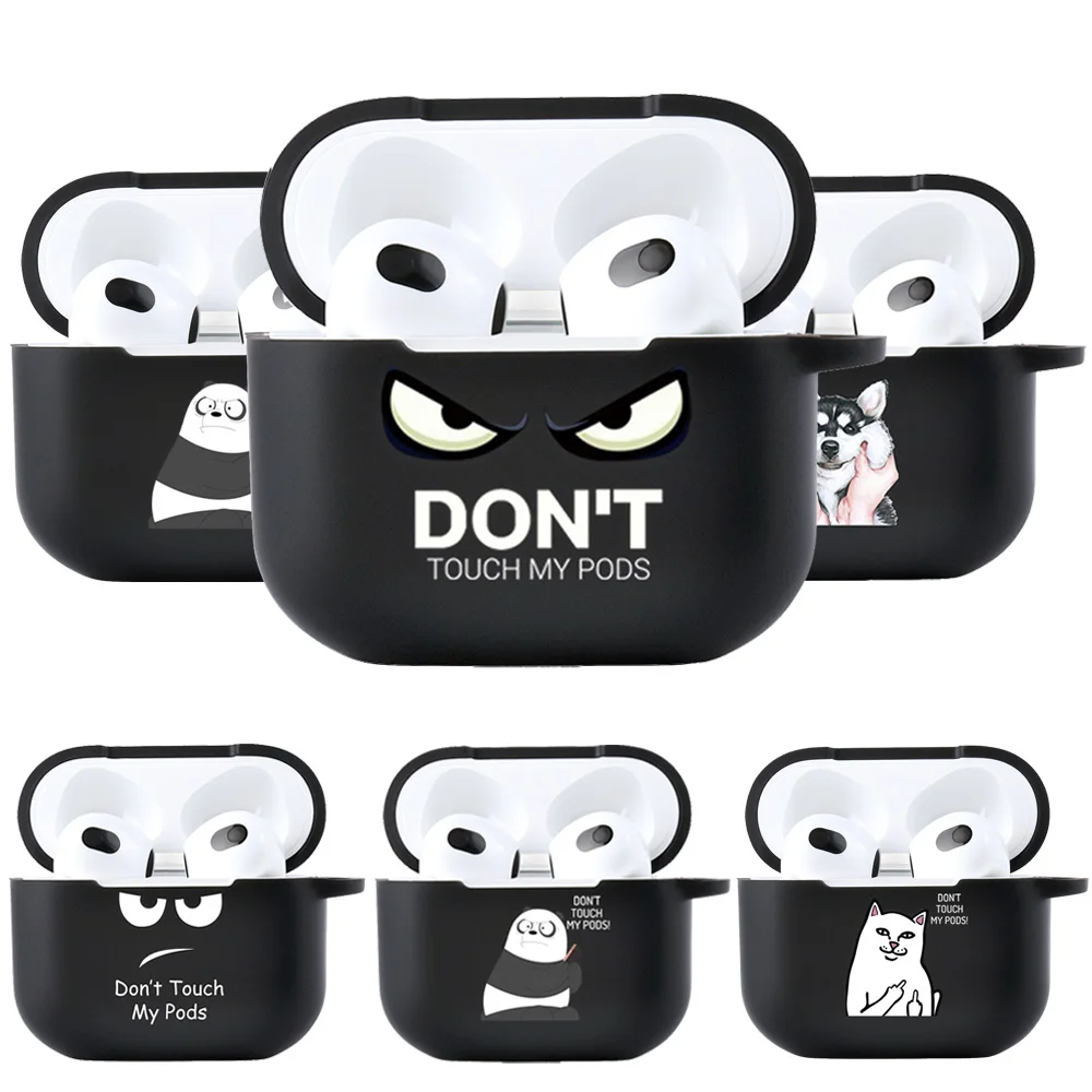 Funda de silicona con diseño de dibujos animados para Airpods 4, 3, 2, Funda para Apple Airpods Pro 2, Funda para auriculares inalámbricos con Bluetooth