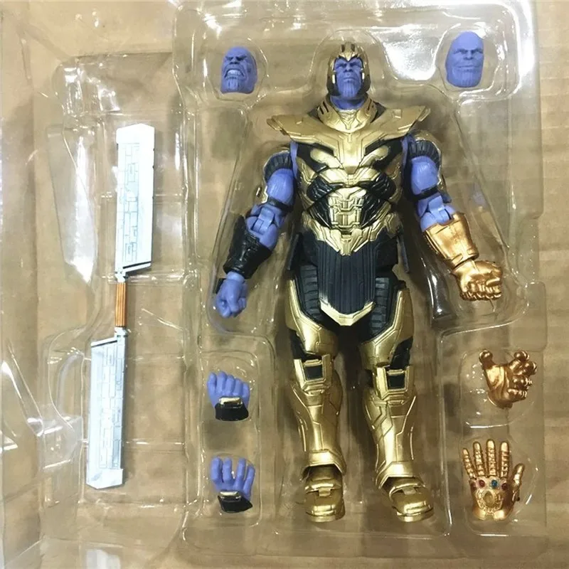 Marvel Shfiguarts Thanos Figure Avengers Infinity War Bjd 18cmaction Figures Collectable Model Toy Birthday Gift