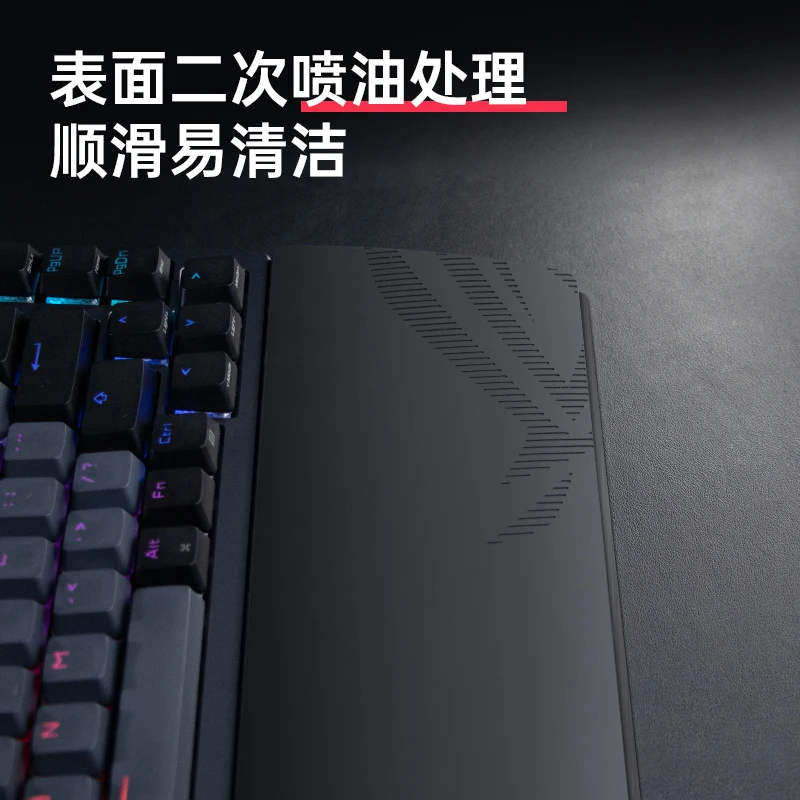 Klawiatura ROG Night Demon Extreme Dostosowana silikonowa podpórka pod dłoń Podpórka pod nadgarstek Ze stopu aluminium Zdejmowana płyta podstawy 75% — zdjęcie produktu 3