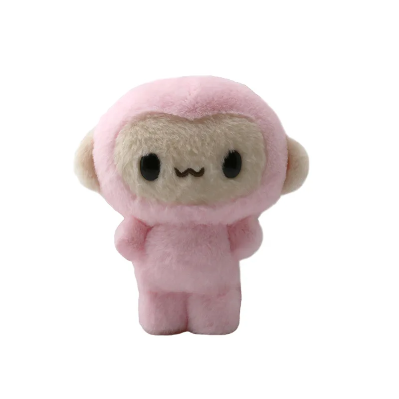 Kawaii New 10CM Doll Banana Monkey Plush Doll Pendant Ugly Keychain Backpack Pendant Girl Birthday Gift Christmas Gift view 4