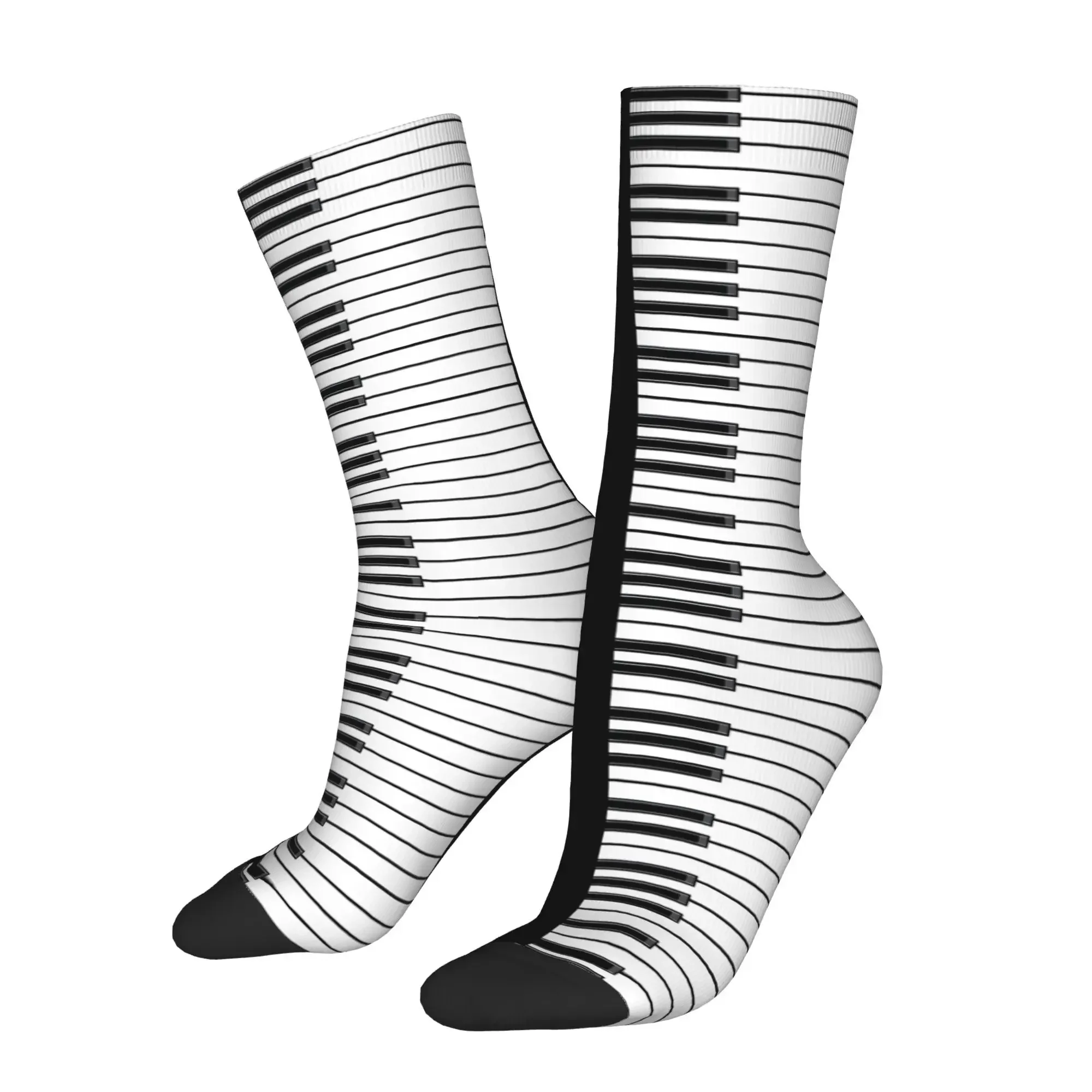 

Music Notes Unisex Winter Socks Running Happy Socks Street Style Crazy Sock