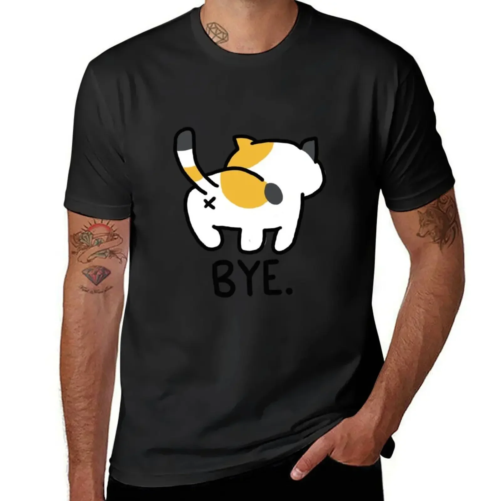 

Neko Atsume Sass T-Shirt boys whites summer clothes new edition Short sleeve tee mens cotton t shirts