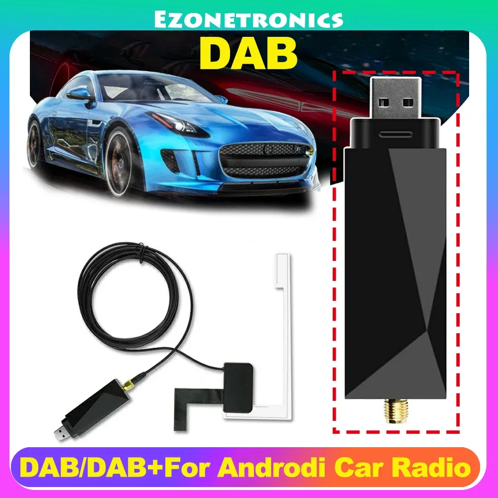 

Universal Android Car Radio DAB+ Antenna With USB Adapter GPS Stereo Receiver DAB DAB+ Signal Head Unit Player