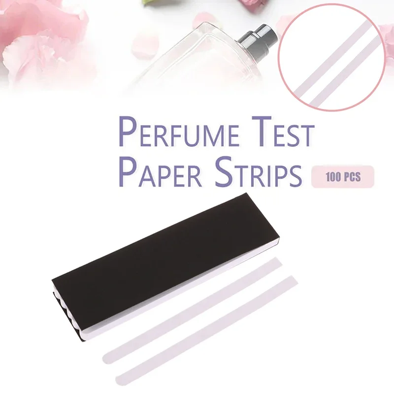 100 Pcs Aromatherapy Fragrance Perfume Essential Oils Test Tester Paper Strips Deodorization Expand Fragrance
