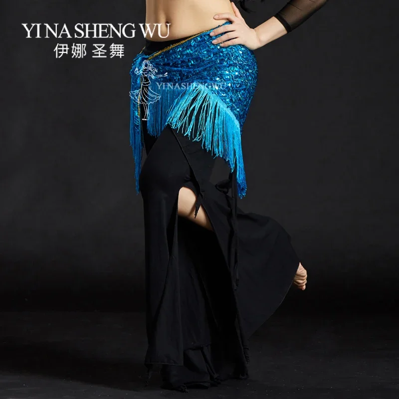 الترتر مثلث وشاح الورك الرقص الشرقي حزام للف الوسط تنورة الرقص الشرقي الخصر سلسلة الرقص الشرقي ممارسة اكسسوارات وشاح الورك 9 اللون