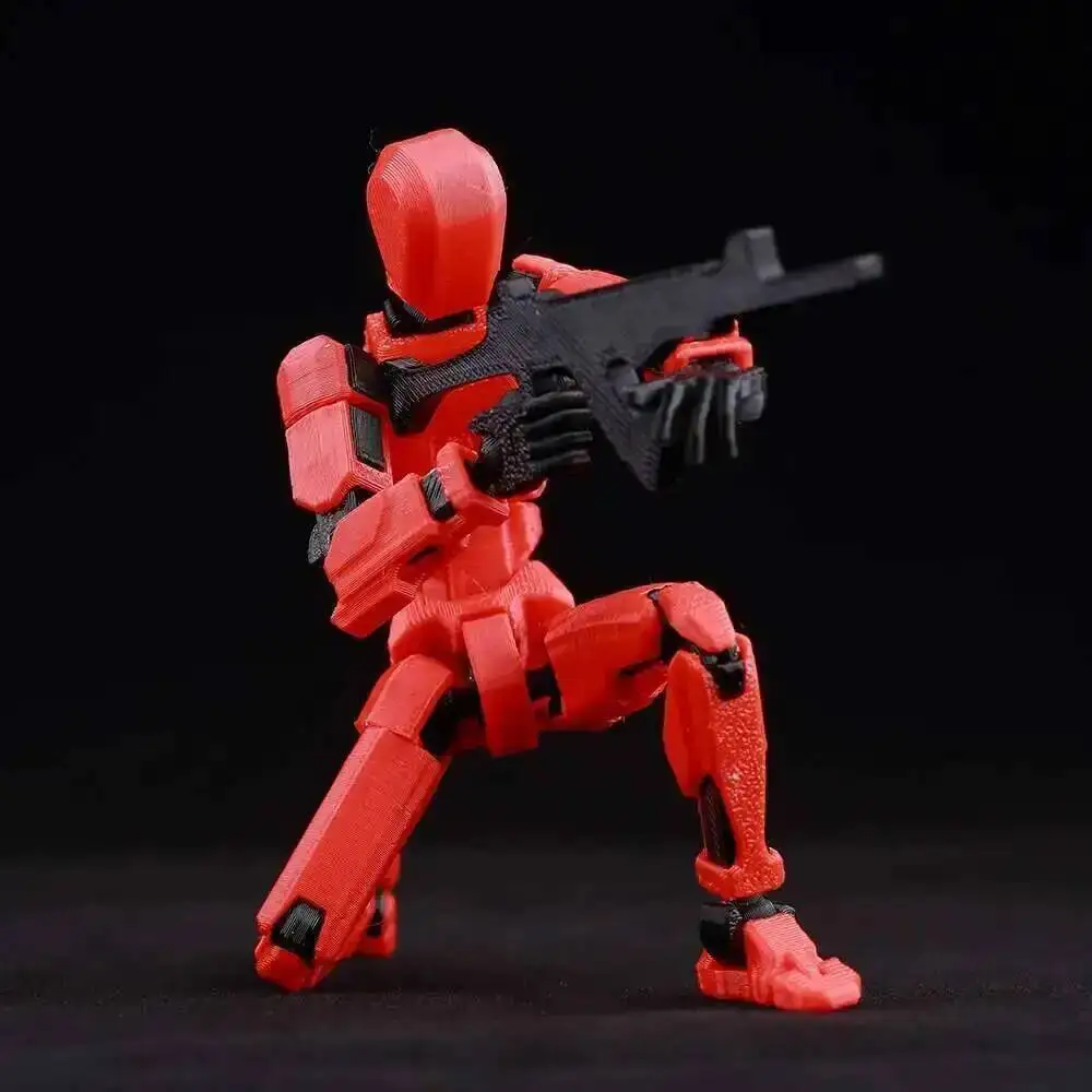 9L3D Gedruckte Lucky Dummy 13 Actionfiguren Titan13 Bewegliche Verwandlungs-Puppe Spielzeug für Eltern-Kind-Spiele – Detail 5