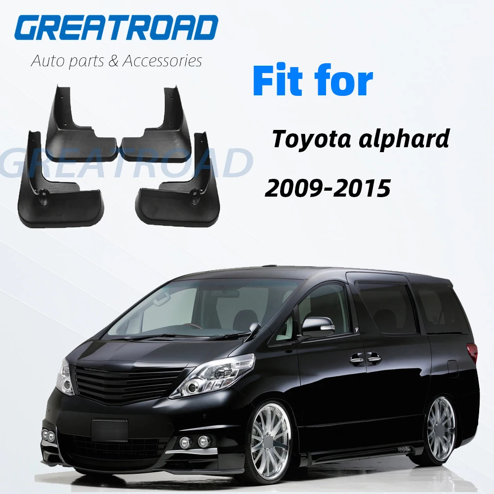 Fit For Toyota Alphard Vellfire 20 AH20 2009 -2015 Mudflaps Mud Flaps Flap Splash Guard Mudguards Front Rear Accessories 2010 11