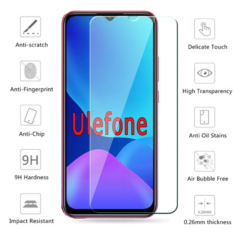 2-1Pc Front Glass For Ulefone Note 6T 7T 6 8 10 6 8P 9P 10P 12P 13P Cover Film On Ulefone Note 6 7 8 9 10 11 12 13 P T Glass