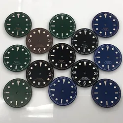 30.5mm Dial Luminous Fit NH35 NH36 ETA2836/2824 Miyota8205/8215/821A Mingzhu2813/3804 Movement Black Brown Blue Green