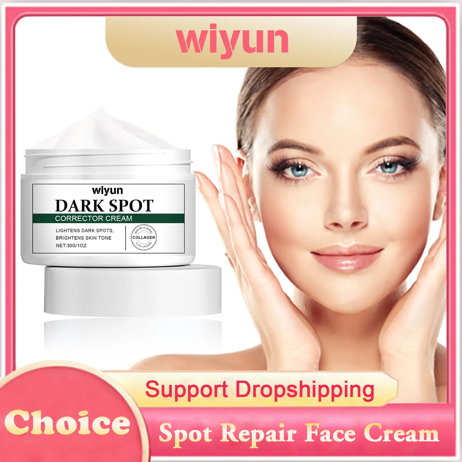 

Spot Repair Face Cream Remove Spot Improve Dullness Long-Lasting Hydrating Firming Smoothing Refresh Brightening Whitening Cream
