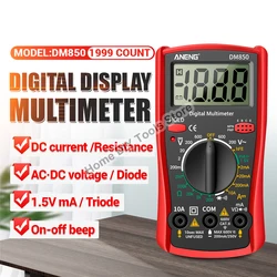 ANENG DM850 Automatic Professional Digital Multimeter 1999 Counts Auto AC/DC Votage Tester Ohm Current Ammeter Detector Tool